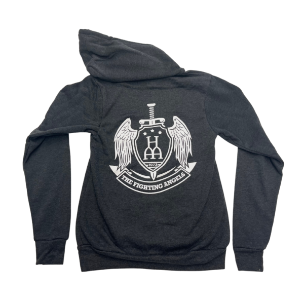 Charcoal Zip Hoodie - Image 3