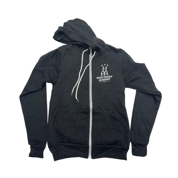 Charcoal Zip Hoodie